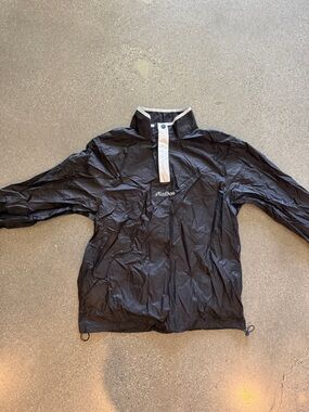 Malbon Lightweight Black Windbreaker Jacket